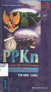 Image of PPKn untuk SLTP kelas 1