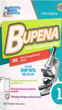 Image of BUPENA(Buku Penilaian Autentik):IPA untuk SMP/MTs Kelas VII