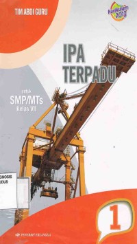 Image of IPA Terpadu 1 untuk SMP/MTs Kelas VII