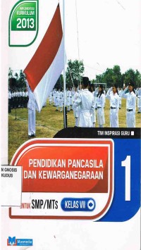 Image of Pendidikan Pancasila dan Kewarganegaraan 1 untuk SMP/MTs Kelas VII