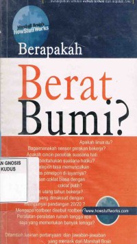 Image of Berapakah Berat Bumi?