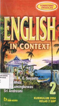 Image of English 2 in Context untuk SMP kelas 2