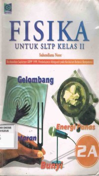 Image of Fisika untuk SLTP kelas II Jilid 2A