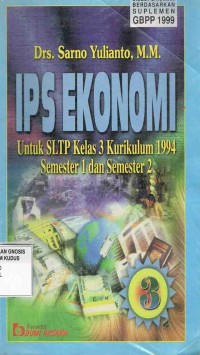 Image of IPS Ekonomi 3 Untuk SLTP Kelas 3