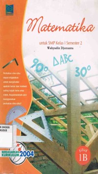 Image of Matematika untuk SMP kelas I Semester 2