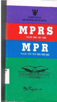 Image of Himpunan Ketetapan-Ketetapan MPRS Tahun 1966-1967-1968