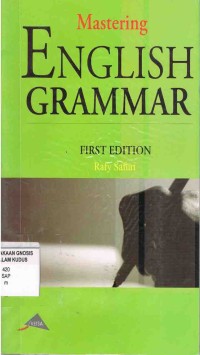 Image of Mastering English Grammar