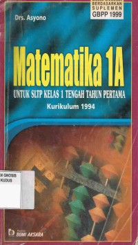 Image of Matematika 1A