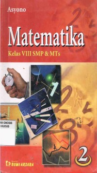 Image of Matematika Kelas VIII SMP & MTs