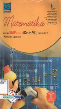 Image of Matematika untuk SMP Kelas II Semester 2