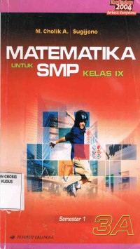 Image of Matematika untuk SMP Kelas IX Jilid 3A