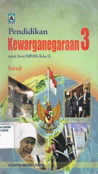 Image of Pendidikan Kewarganegaraan untuk SMP/MTs Kelas IX