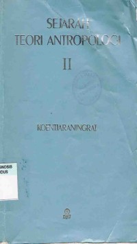 Image of Sejarah Teori Antropologi II