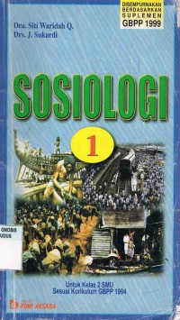 Image of Sosiologi 1 untuk kelas 2 SMU