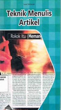 Image of Teknik Menulis Artikel