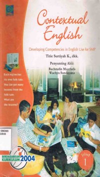 Image of Contextual English:Developing Competencies in English Use for SMP jilid 1