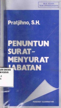 Image of Penuntun Surat-Menyurat Jabatan