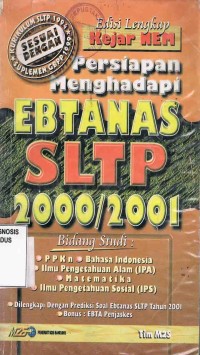 Image of Lulus NEM Tinggi Menghadapi EBTANAS 2000 SLTP