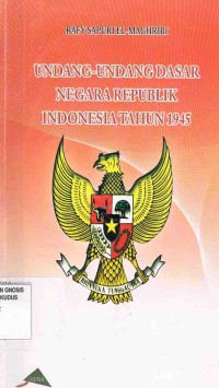 Image of Undang-Undang Dasar Negara Republik Indonesia Tahun 1945